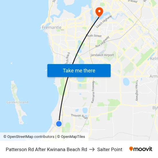 Patterson Rd After Kwinana Beach Rd to Salter Point map