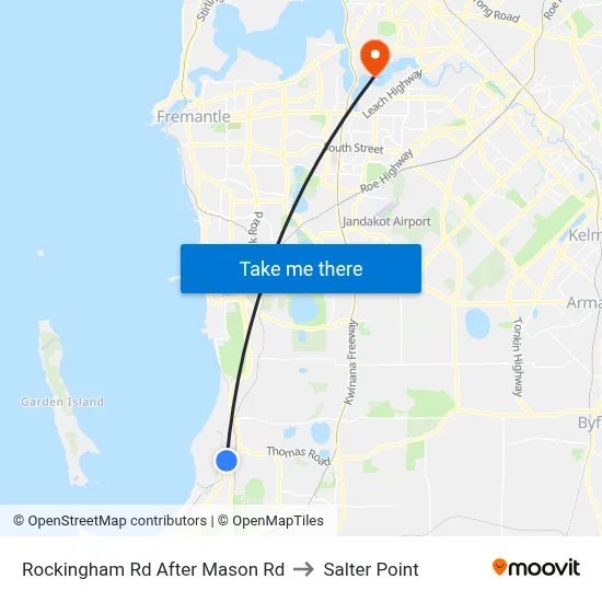 Rockingham Rd After Mason Rd to Salter Point map