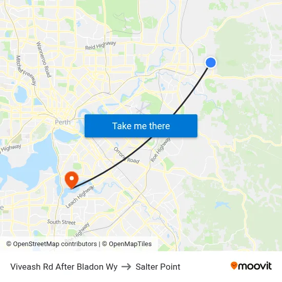 Viveash Rd After Bladon Wy to Salter Point map