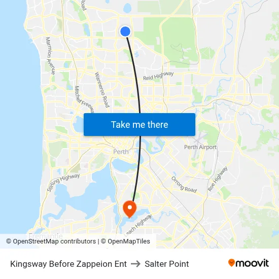 Kingsway  Before Zappeion Ent to Salter Point map