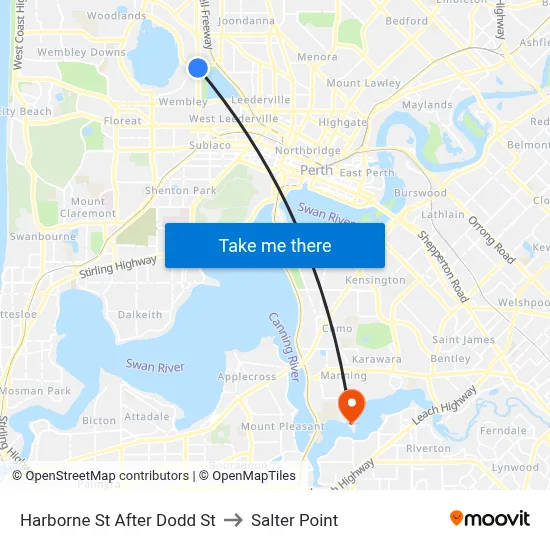 Harborne St After Dodd St to Salter Point map