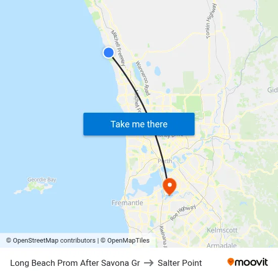 Long Beach Prom After Savona Gr to Salter Point map