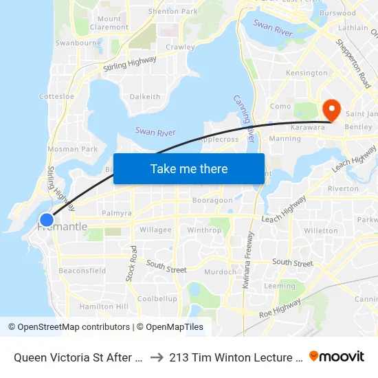 Queen Victoria St After Parry St to 213 Tim Winton Lecture Theatre map
