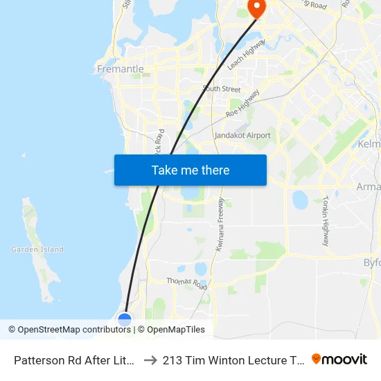 Patterson Rd After Lithia Rd to 213 Tim Winton Lecture Theatre map