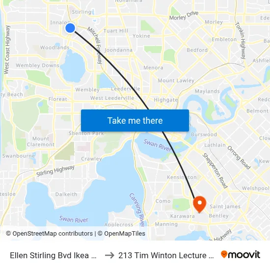 Ellen Stirling Bvd Ikea Cat Id 2 to 213 Tim Winton Lecture Theatre map