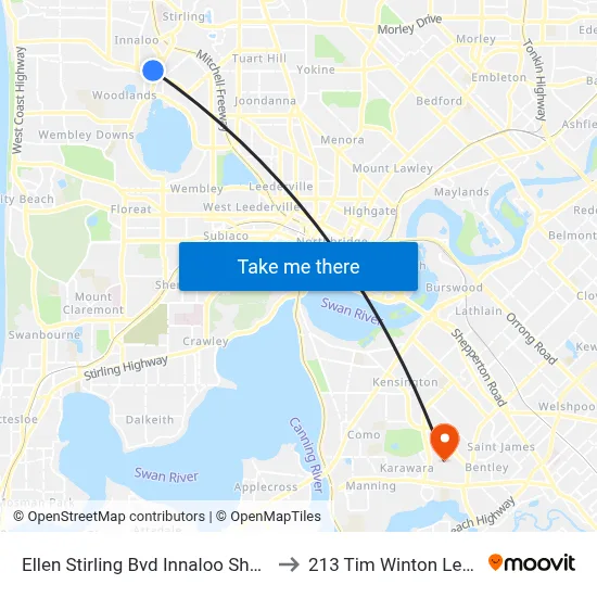 Ellen Stirling Bvd Innaloo Shopping Ctr Cat Id 4 to 213 Tim Winton Lecture Theatre map
