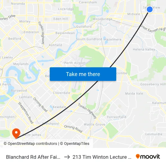 Blanchard Rd After Fairfax Rd to 213 Tim Winton Lecture Theatre map