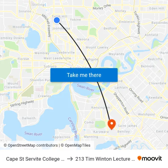 Cape St Servite College Stand 1 to 213 Tim Winton Lecture Theatre map