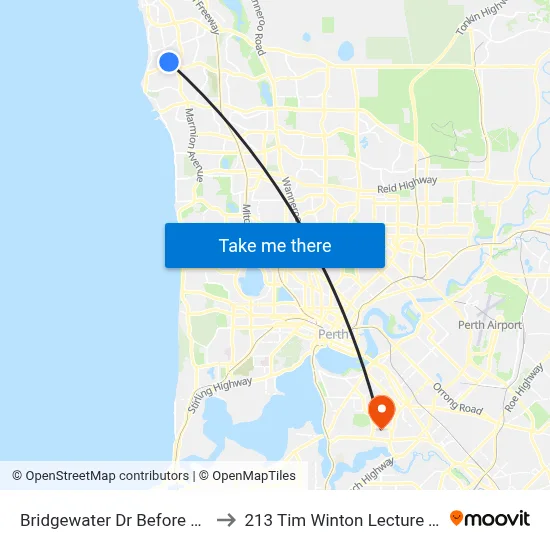 Bridgewater Dr Before Alicia St to 213 Tim Winton Lecture Theatre map
