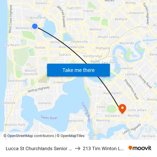 Lucca St Churchlands Senior High School Stand 3 to 213 Tim Winton Lecture Theatre map