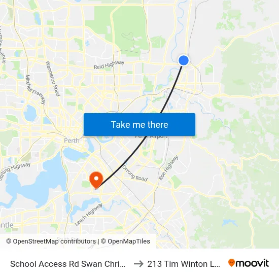 School Access Rd Swan Christian College Stand 1 to 213 Tim Winton Lecture Theatre map