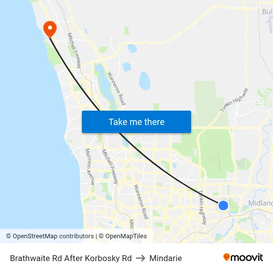 Brathwaite Rd After Korbosky Rd to Mindarie map