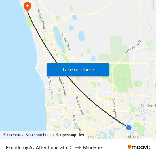 Fauntleroy Av After Dunreath Dr to Mindarie map