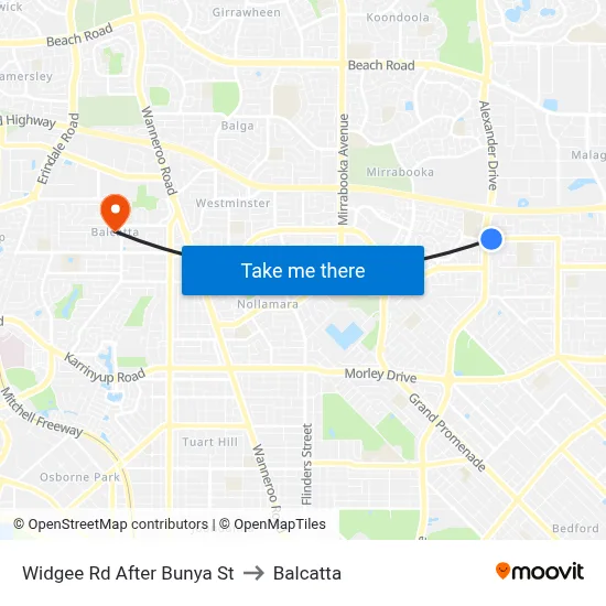 Widgee Rd After Bunya St to Balcatta map