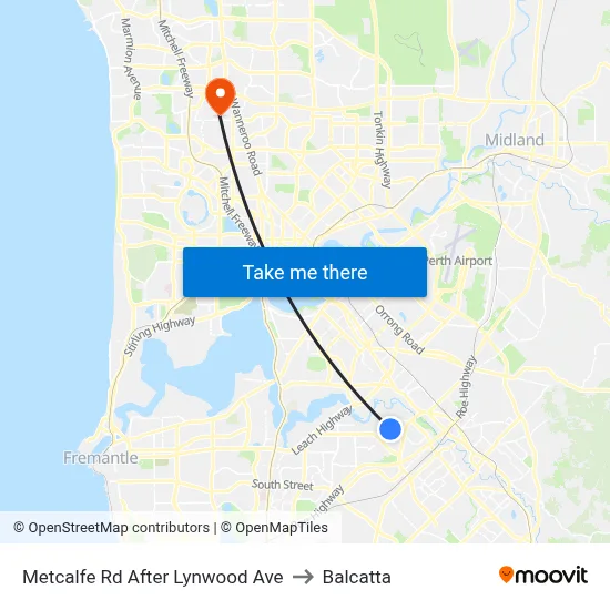 Metcalfe Rd After Lynwood Ave to Balcatta map