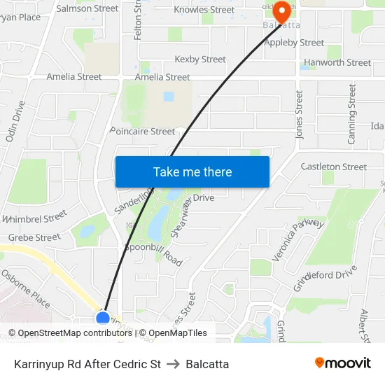 Karrinyup Rd After Cedric St to Balcatta map