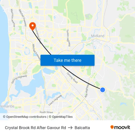 Crystal Brook Rd After Gavour Rd to Balcatta map