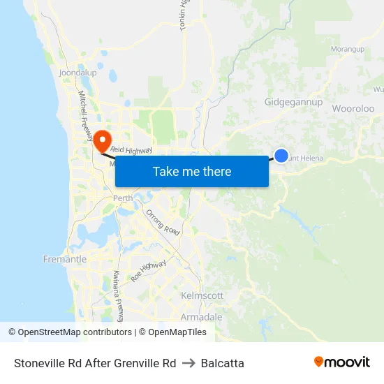 Stoneville Rd After Grenville Rd to Balcatta map