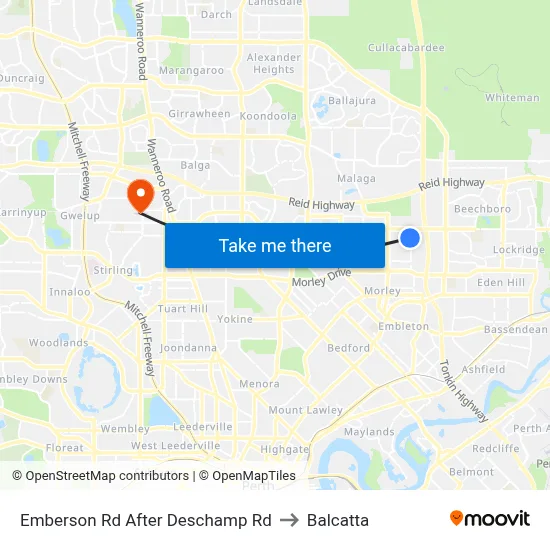 Emberson Rd After Deschamp Rd to Balcatta map