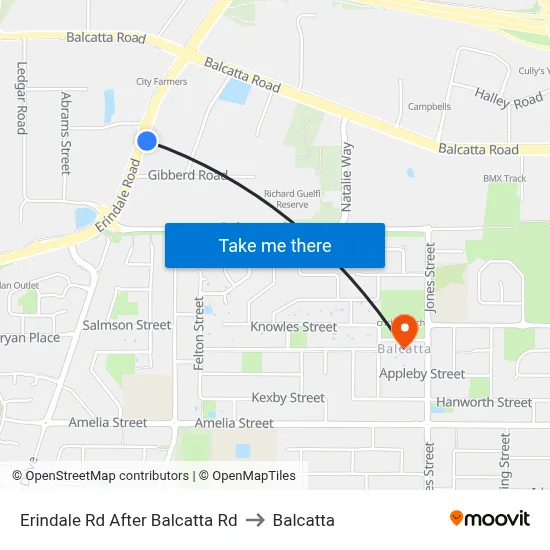 Erindale Rd After Balcatta Rd to Balcatta map