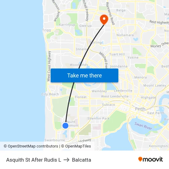Asquith St After Rudis L to Balcatta map