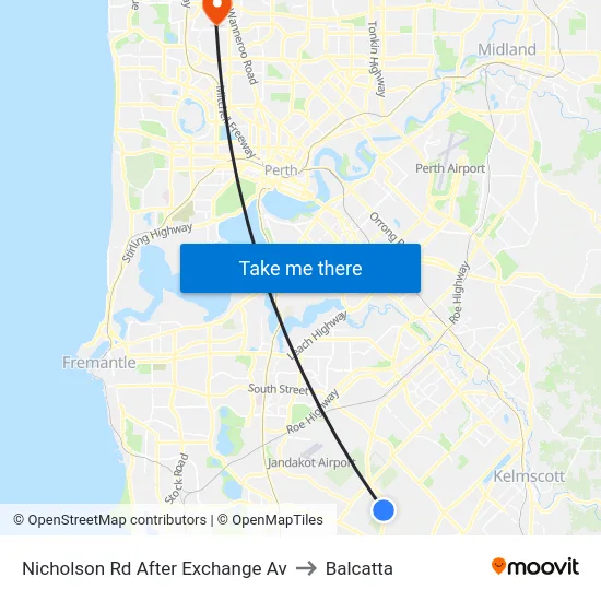 Nicholson Rd After Exchange Av to Balcatta map