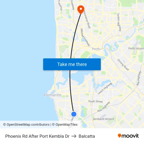 Phoenix Rd After Port Kembla Dr to Balcatta map