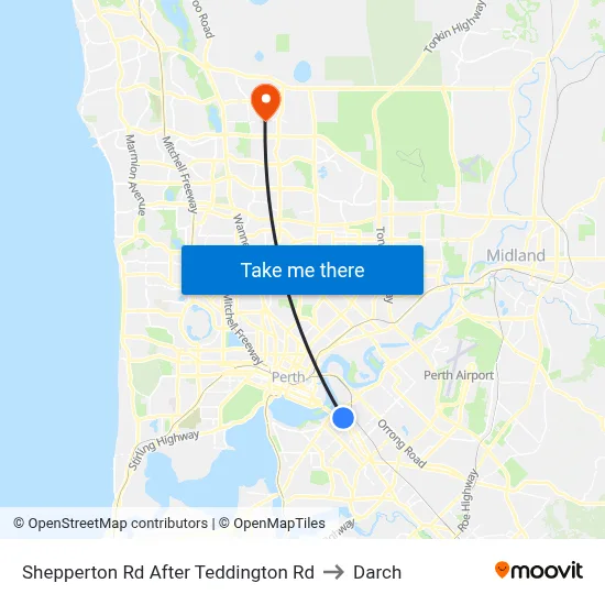 Shepperton Rd After Teddington Rd to Darch map