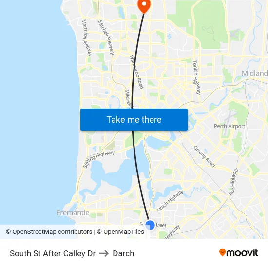 South St After Calley Dr to Darch map