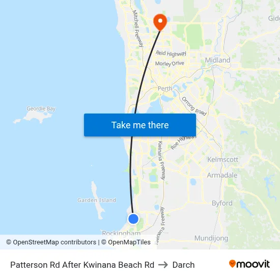 Patterson Rd After Kwinana Beach Rd to Darch map