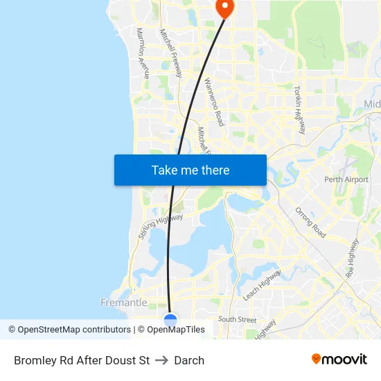 Bromley Rd After Doust St to Darch map
