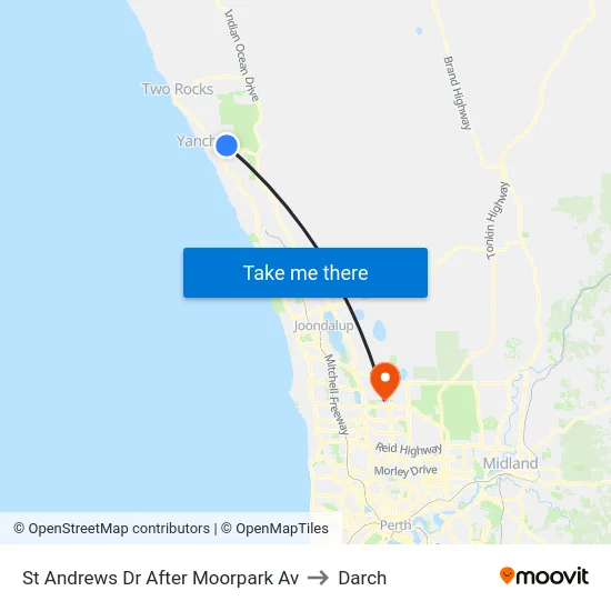 St Andrews Dr After Moorpark Av to Darch map