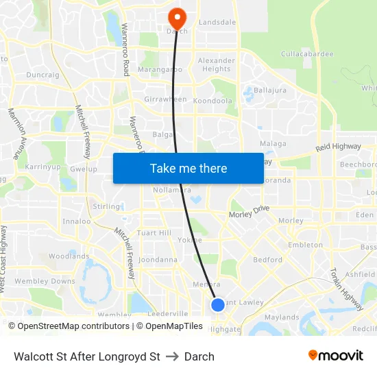 Walcott St After Longroyd St to Darch map