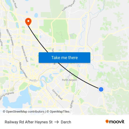 Railway Rd After Haynes St to Darch map