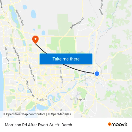 Morrison Rd After Ewart St to Darch map