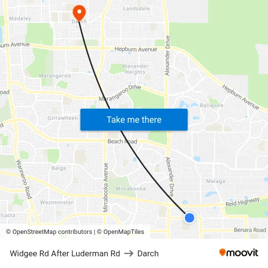 Widgee Rd After Luderman Rd to Darch map