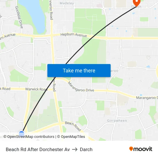 Beach Rd After Dorchester Av to Darch map