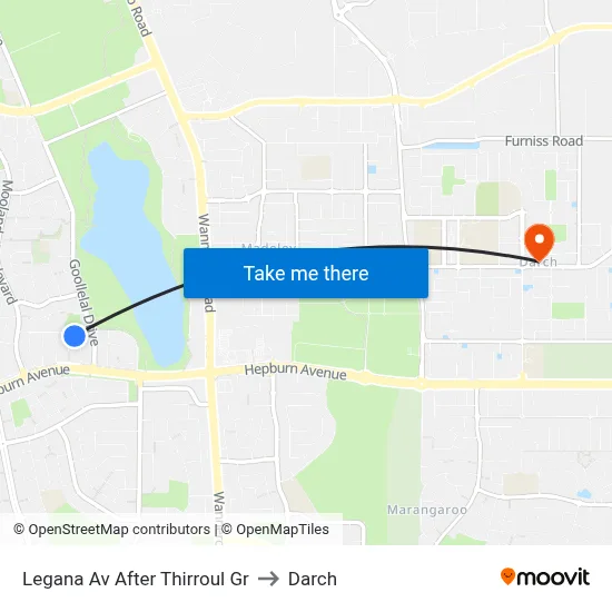 Legana Av After Thirroul Gr to Darch map
