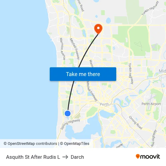 Asquith St After Rudis L to Darch map