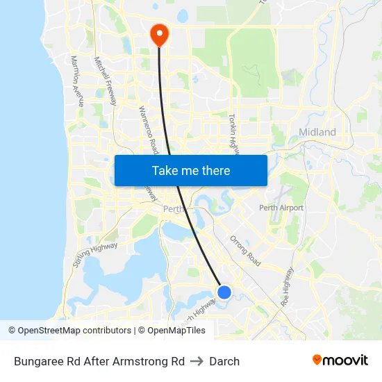 Bungaree Rd After Armstrong Rd to Darch map
