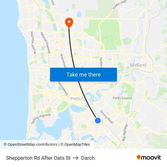 Shepperton Rd After Oats St to Darch map