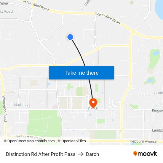 Distinction Rd After Profit Pass to Darch map