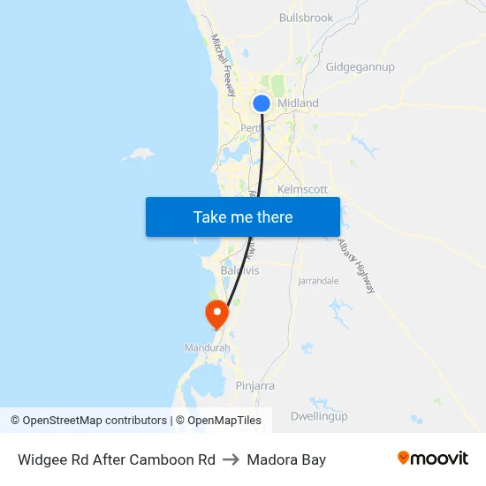 Widgee Rd After Camboon Rd to Madora Bay map