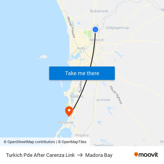 Turkich Pde After Carenza Link to Madora Bay map