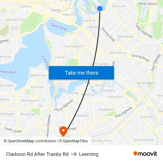 Clarkson Rd After Tranby Rd to Leeming map