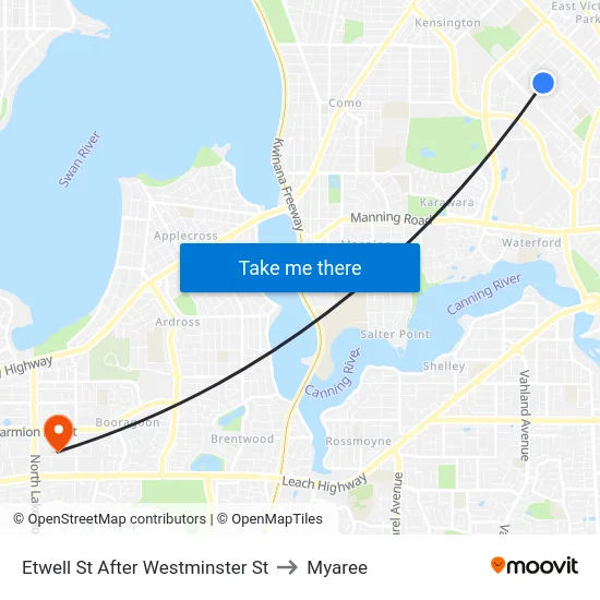 Etwell St After Westminster St to Myaree map