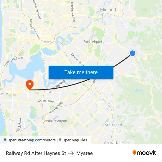 Railway Rd After Haynes St to Myaree map