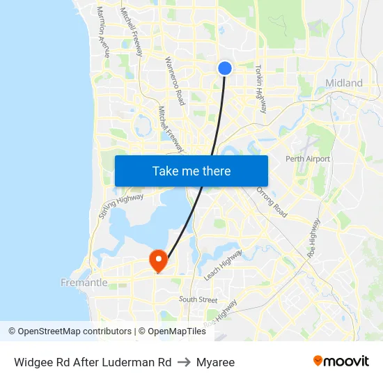 Widgee Rd After Luderman Rd to Myaree map