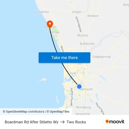 Boardman Rd After Stiletto Wy to Two Rocks map