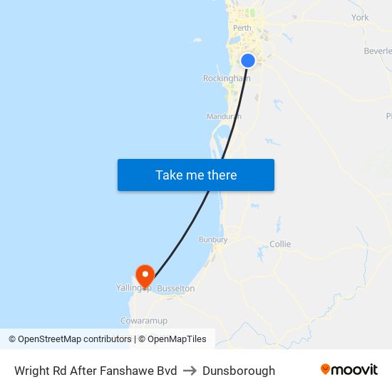 Wright Rd After Fanshawe Bvd to Dunsborough map